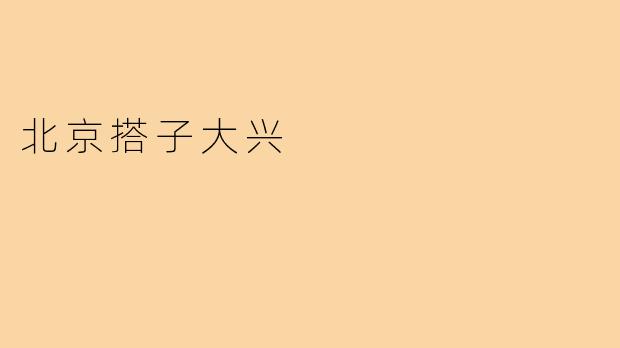 北京搭子大兴