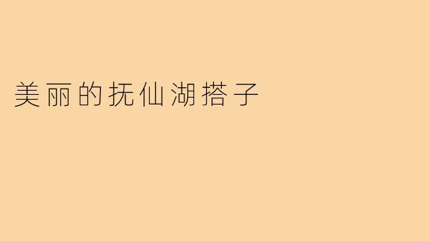 美丽的抚仙湖搭子