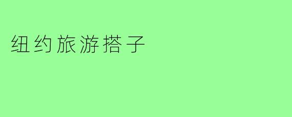 纽约旅游搭子