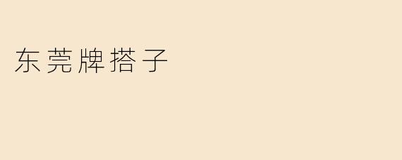 东莞牌搭子