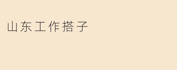 山东工作搭子