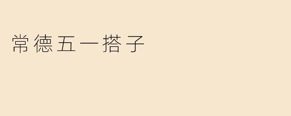 常德五一搭子