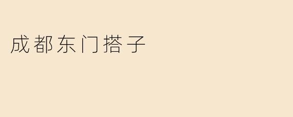 成都东门搭子