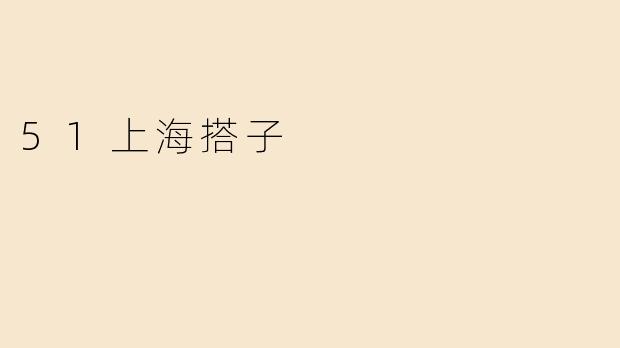 51上海搭子