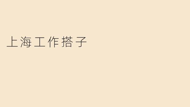 上海工作搭子
