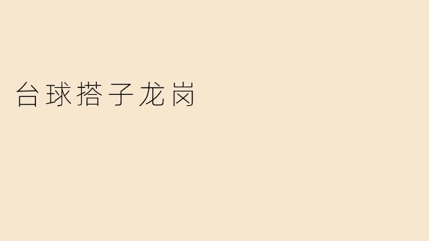 台球搭子龙岗