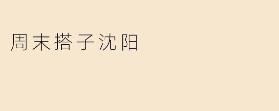 周末搭子沈阳