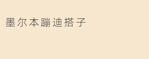 墨尔本蹦迪搭子