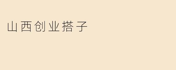 山西创业搭子：携手共进，开启创业新篇章