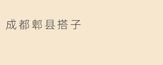 成都郫县搭子