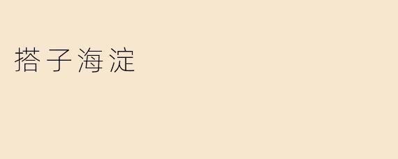 搭子海淀