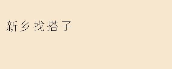 新乡找搭子