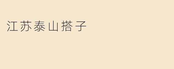江苏泰山搭子