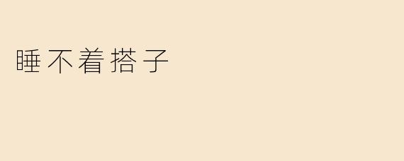 睡不着搭子
