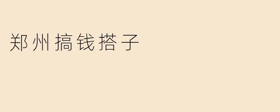 郑州搞钱搭子
