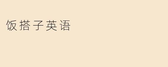 饭搭子英语