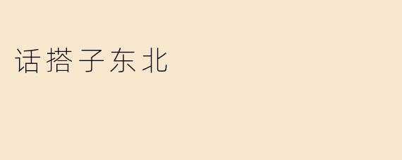 话搭子东北