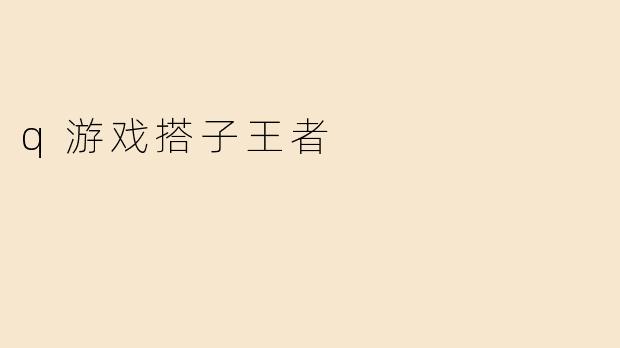 q游戏搭子王者