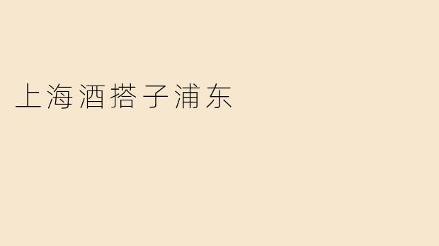 上海酒搭子浦东