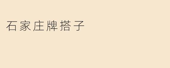 石家庄牌搭子