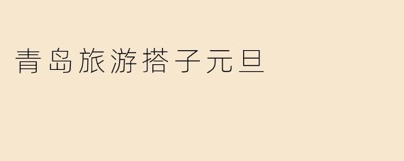 青岛旅游搭子元旦