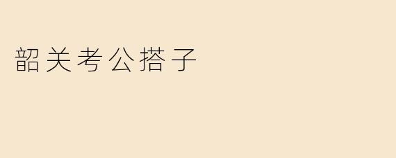 韶关考公搭子怎么找比较好？  