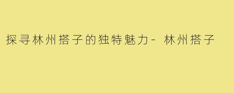 探寻林州搭子的独特魅力-林州搭子