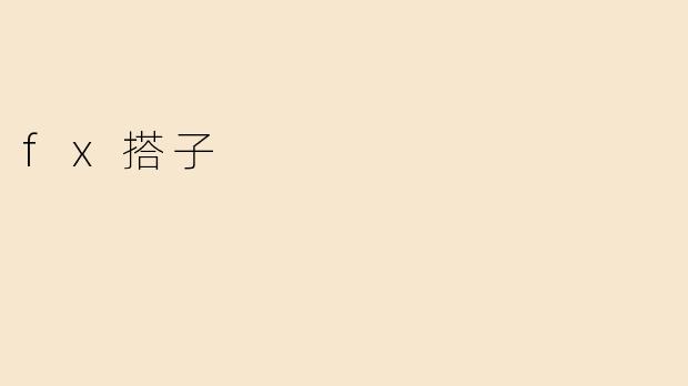 fx搭子