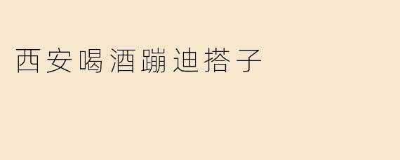 西安喝酒蹦迪搭子