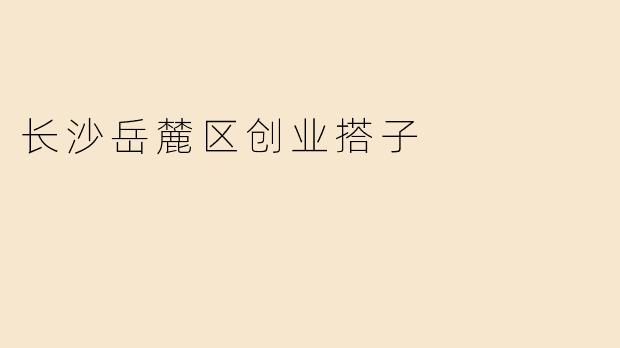 长沙岳麓区的创业搭子是什么样的组织，对创业者有哪些帮助？****