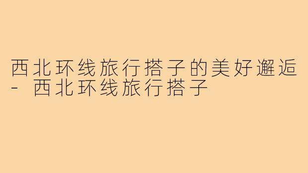 西北环线旅行搭子的美好邂逅-西北环线旅行搭子