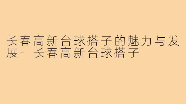 长春高新台球搭子的魅力与发展-长春高新台球搭子
