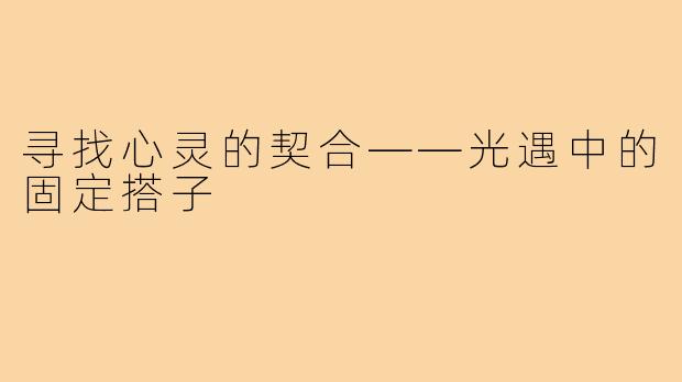 寻找心灵的契合——光遇中的固定搭子