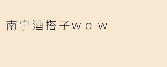 ### 南宁酒搭子WOW：酒文化新体验