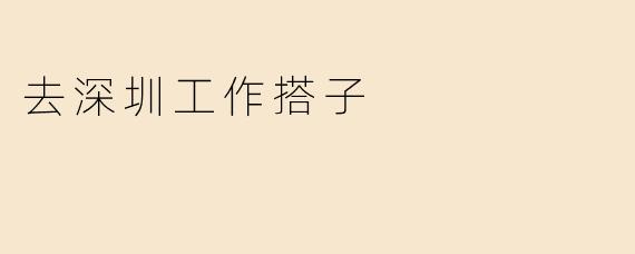 去深圳工作搭子