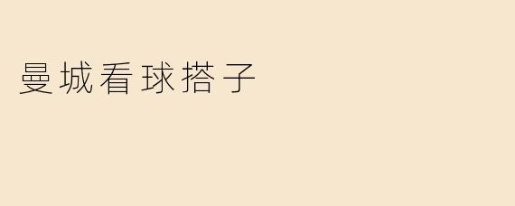 曼城看球搭子