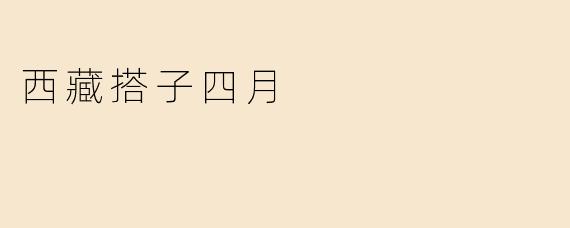 西藏搭子四月