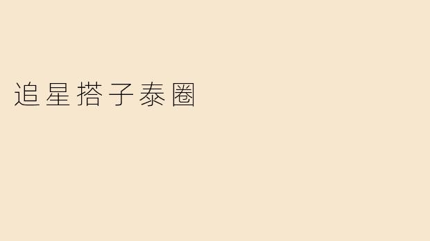追星搭子泰圈