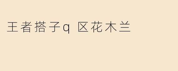 王者搭子q区花木兰