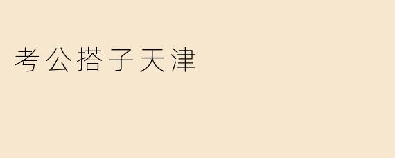 考公搭子天津
