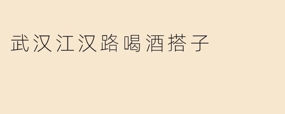 武汉江汉路喝酒搭子
