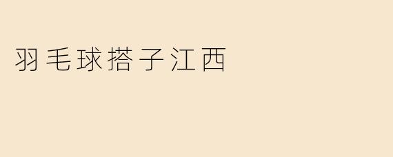 羽毛球搭子江西