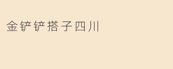金铲铲搭子四川