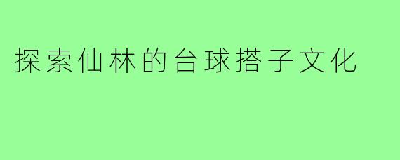 探索仙林的台球搭子文化