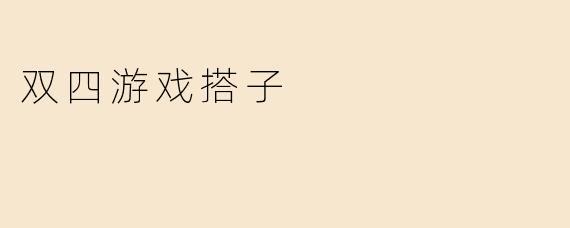 双四游戏搭子