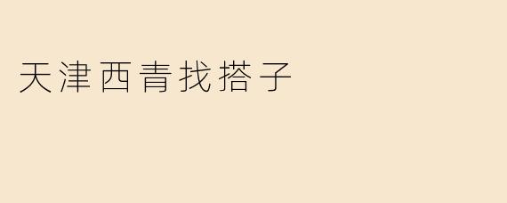 天津西青找搭子