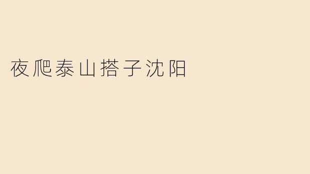 夜攀泰山寻搭子：沈阳出发的星空与日出之约
