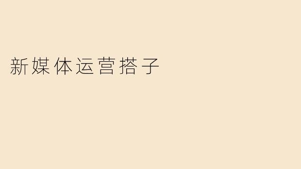 新媒体运营搭子