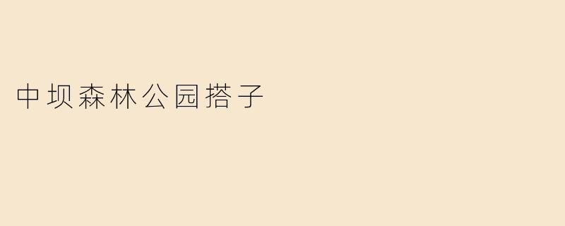 “中坝森林‘搭子’：都市人的自然疗愈新潮流”