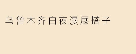 乌鲁木齐白夜漫展搭子